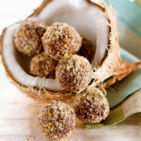 Healthy Coconut date Truffle