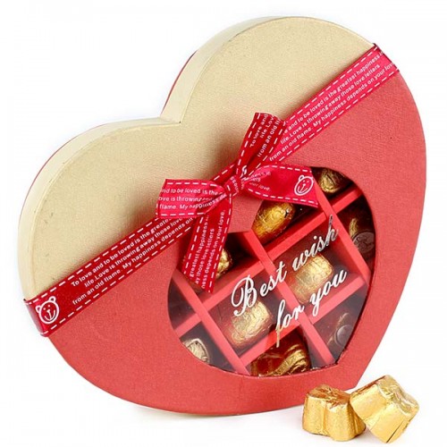 Cupid Face heart shaped chocolate box