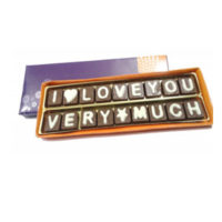 Chocolate Love Message – Sweet Two Line Chocolate Message