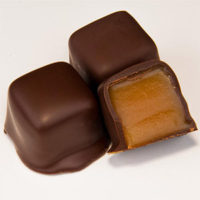 Center Filled Caramel Chocolate